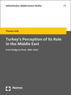 cover image of Turkey´s Perception of its Role in the Middle East